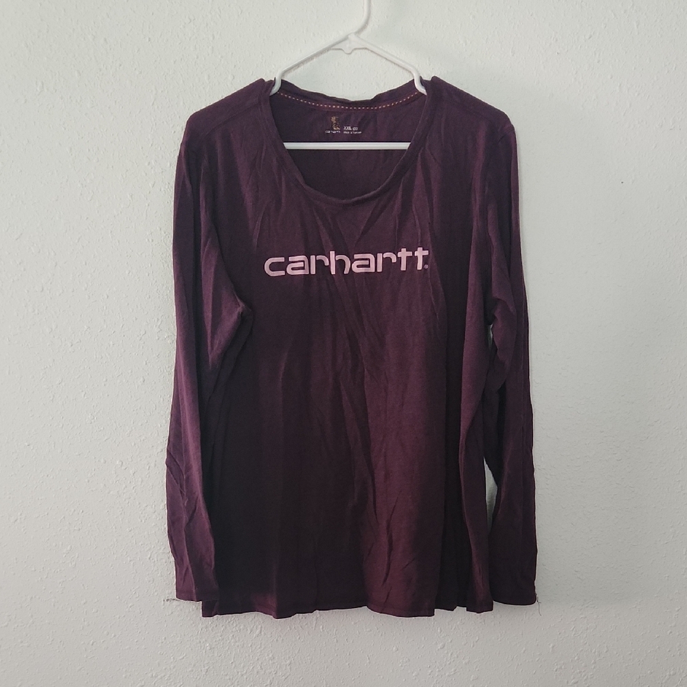 🪩 2/$15 // CARHARTT: Purple Long Sleeve